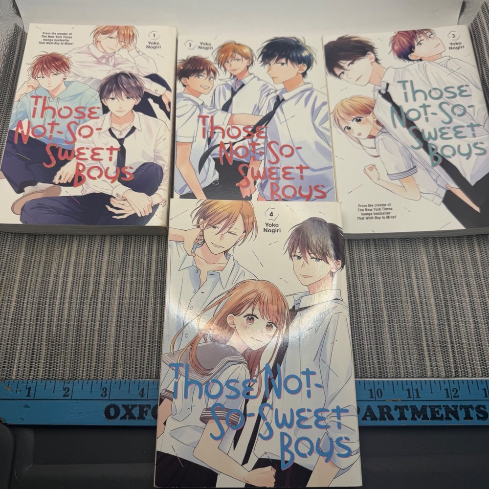 Those Not-So-Sweet Boys Manga Vol 1-4 Yoko Nogiri Kodansha English Paperback Lot